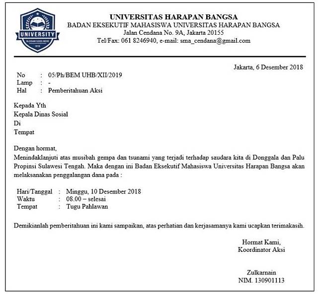 8 Contoh Surat Dinas Resmi Untuk Berbagai Keperluan Inews Id Line Today