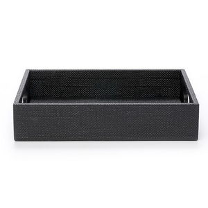 下午茶短版托盤-(亞曼尼黑色)