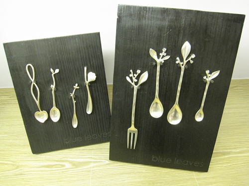 餐具、BLUE LEAVES