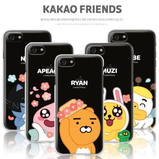 KAKAO FRIENDS 賞花季 透明軟殼 手機殼│iPhone 5S SE 6S 7 8 Plus X XS MAX XR LG G6 G7 V30 V40│ z8462