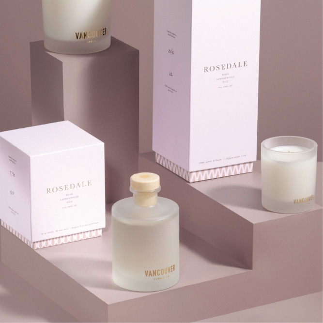 Vancouver Candle Co 加拿大直送香氛 天然大豆蠟香氛蠟燭 鄰里系列 ROSEDALE 玫瑰‧檀香木‧沉香木 10oz