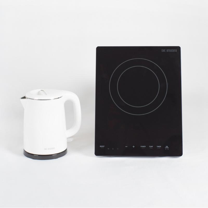 ★快煮壺:食品級304不銹鋼內膽把關安全 ★快煮壺:6分快速沸騰 ★快煮壺:1公升大容量 ★電磁爐:10段火力變化不同料理型式 ★電磁爐:大火快速調理的快炒功能