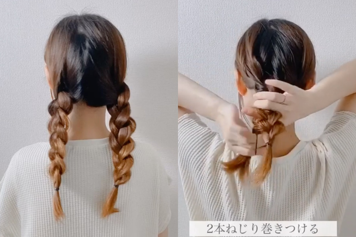 日妞5款戴帽子編髮髮型教學