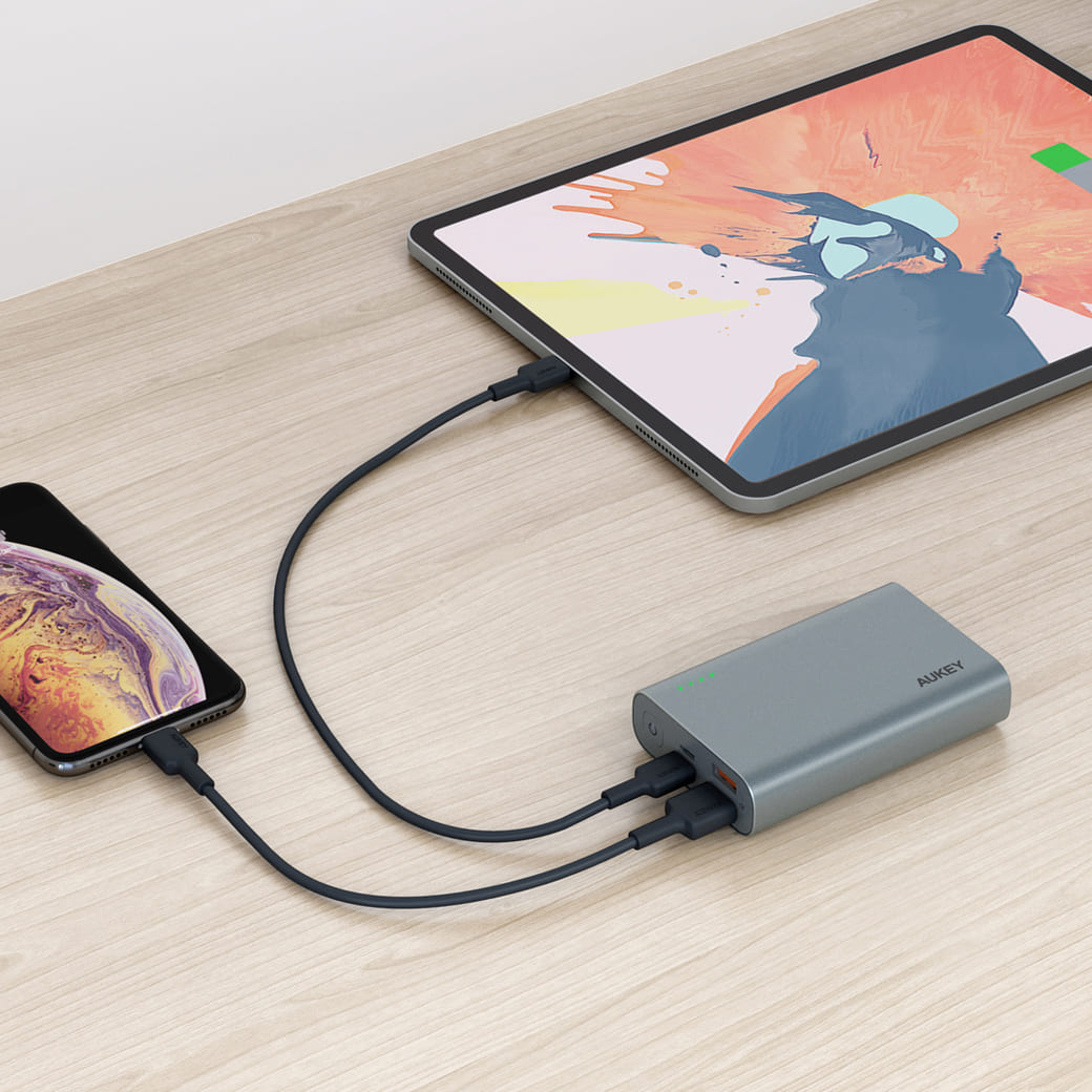 【AUKEY】PB-XD12 PD2.0+QC3.0快充行動電源(10000mAh)