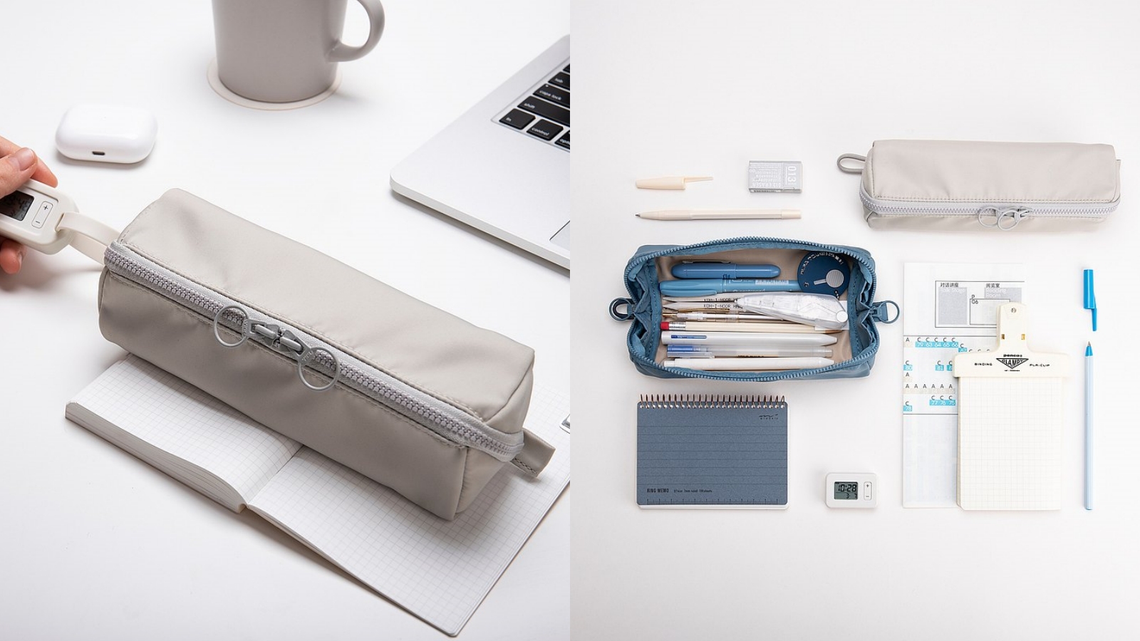 【小津製】Pouch+防潑水收納筆袋