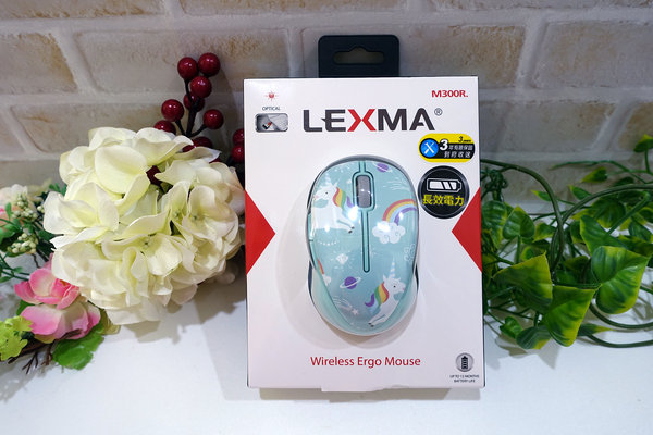 開箱-好用無線文書滑鼠，LEXMA M300R無線光學滑鼠，無線辦公滑鼠推薦，三年保固、到府收送、距離遠、電池壽命長