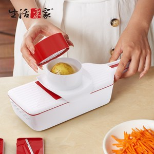 快速處理備料 六種機能超實用 刨具可收納至盒內 食材切出所需樣式 防滑底座使用更安全