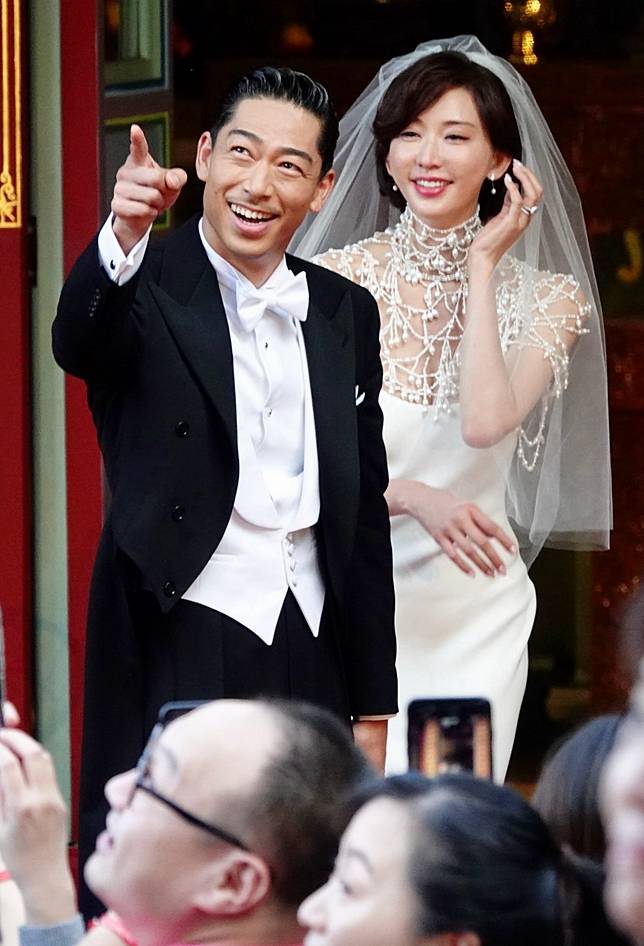 台灣第一名模林志玲今天選在爸爸的故鄉台南，與放浪兄弟成員AKIRA完成世紀婚禮。記者林伯東／攝影
