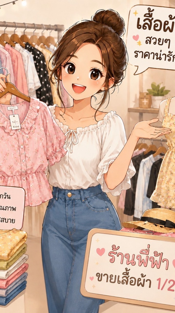 ร้านพี่ฟ้า ขายเสื้อผ้า🛍️🌷