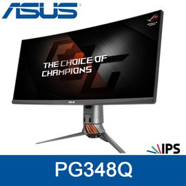 ASUS ROG Swift PG348Q 34吋 IPS 黑色曲面寬螢幕電競顯示器 3440*1440 / G-Sync / 21:9 UWQHD。電腦軟硬體與周邊配件人氣店家賣電腦的LCD、ASU