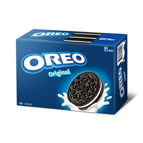 OREO香草三明治巧克力餅乾358.8g【愛買】