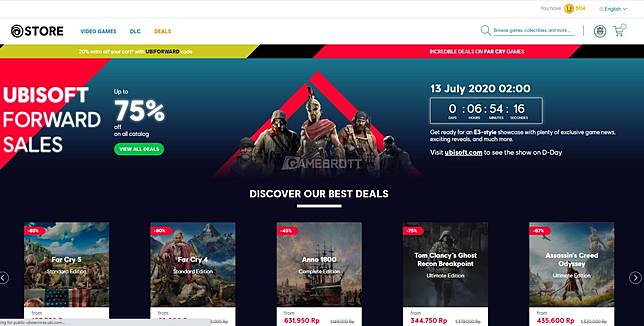 Cara Membeli Game Di Ubisoft Forward Via Kartu Debit Atm Gamebrott Line Today