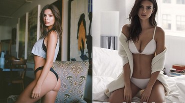 Emily Ratajkowski 最新 DKNY 內衣廣告出爐，就算是女生看到也覺得很吸引！