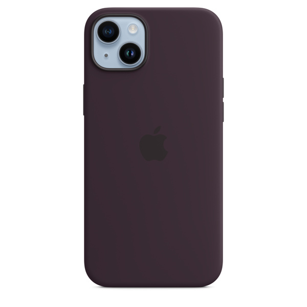 iPhone 14 Plus MagSafe 矽膠保護殼 - 木莓紫色 -