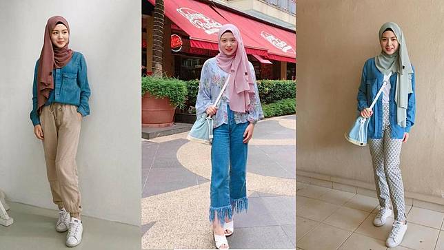 Intip Gaya Hijaber Korea yang Imut Stylish Ayana Jihye Moon