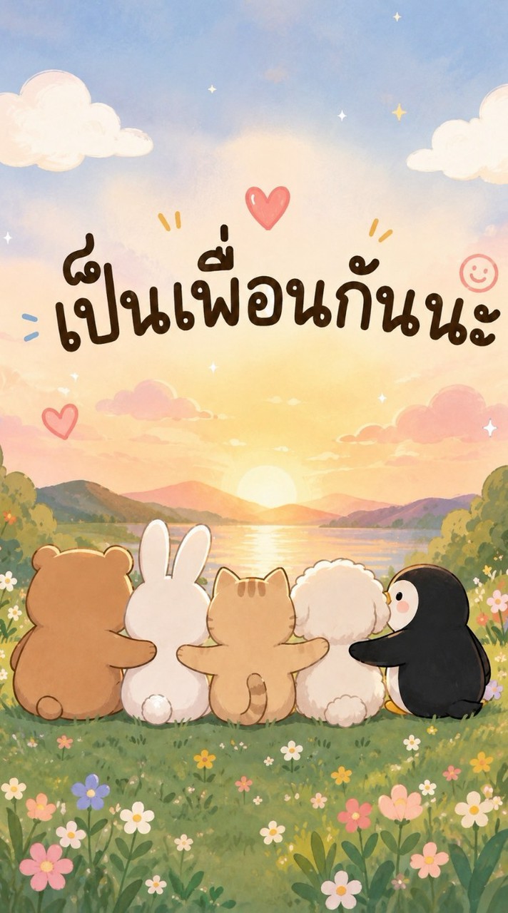 เป็นเพื่อนกันนะ มิตรภาพดีๆ (เพื่อน)(คุยเล่น)