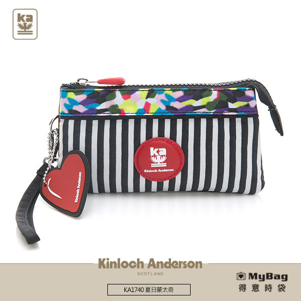 Kinloch Anderson 金安德森 手拿包 夏日蒙太奇 三夾層多功能收納袋 繽紛碎花 KA174007 得意時袋