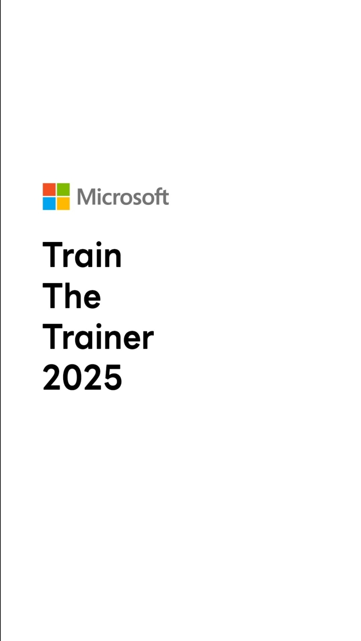 Microsoft Train-the-Trainers 2025