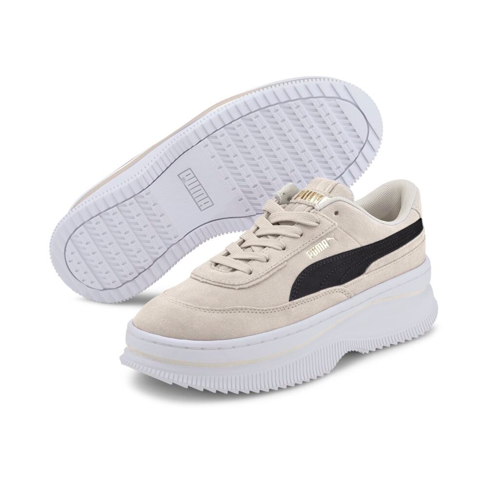 【PUMA】 Deva Suede 卡其 女鞋 增高 厚底 流行休閒鞋 37242301 (palace store)