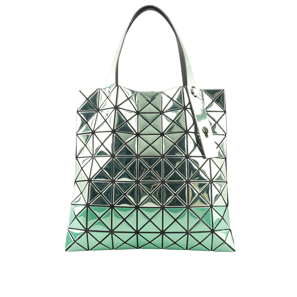 ISSEY MIYAKE BAO BAO PLATINUM 7X7 鏡面手提包(漸層綠) BB16AG102 62