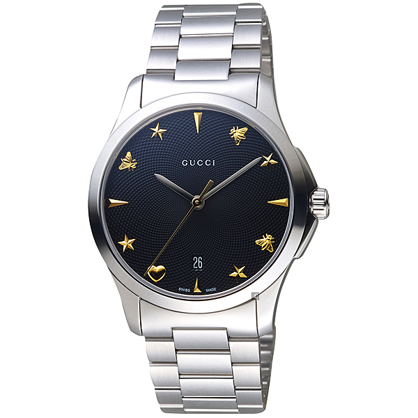 原廠公司貨．瑞士製n時、分、秒大三針顯示n日期視窗，全316L不鏽鋼n料號：YA1264029