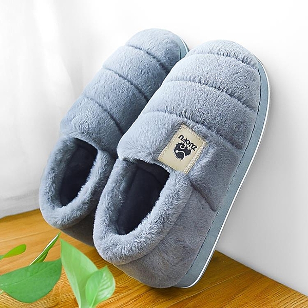 包跟棉拖鞋男冬室內特大碼45保暖46厚底47防滑加厚居家用毛毛拖鞋