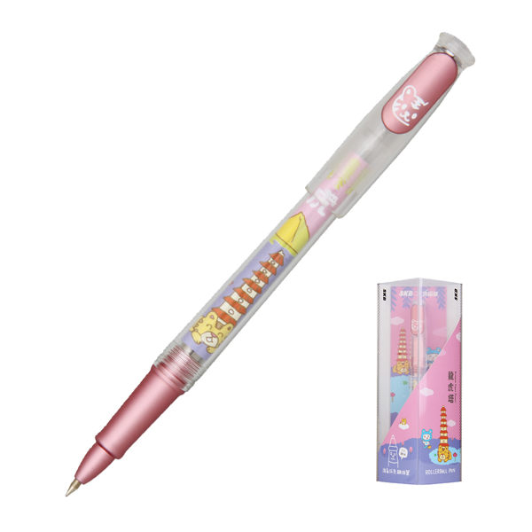 台灣產自製筆芯 科技陽極鋁合金 透明輕量化筆桿 滑板風優雅筆夾