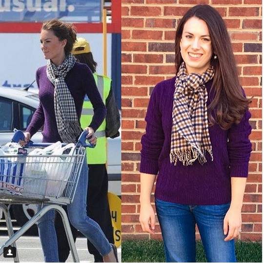 Wanita Ini Tiru Gaya Kate Middleton dengan Pakaian Wanita Ini Tiru Gaya Kate Middleton dengan Pakaian