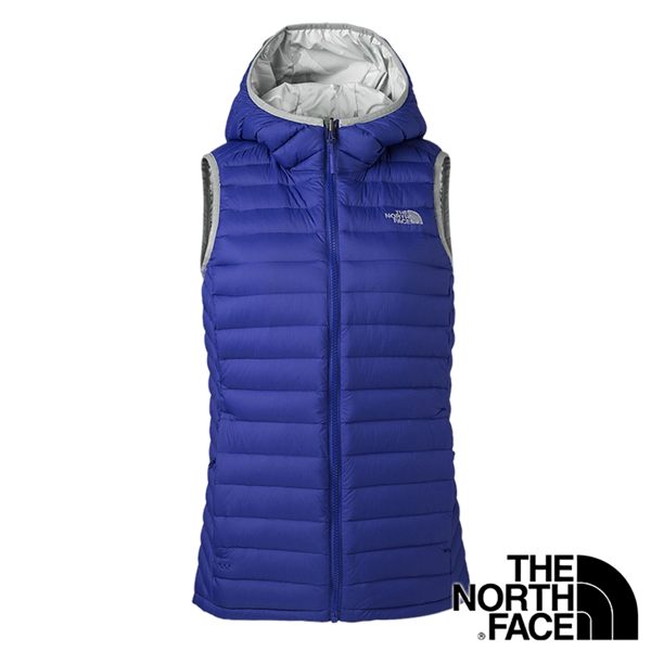 【THE NORTH FACE 美國】女 連帽羽絨背心『方鈉石藍』NF0A3KTN 保暖外套 兩件式外套 GORE-TEX