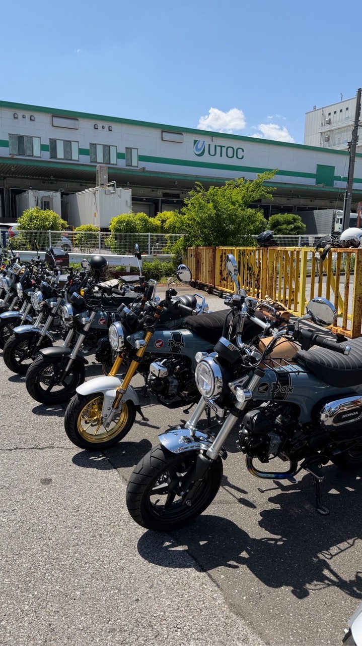 関東のダックス125に乗ってる人たち　DAX125 HONDA dax 女性ライダーも歓迎　モンキー