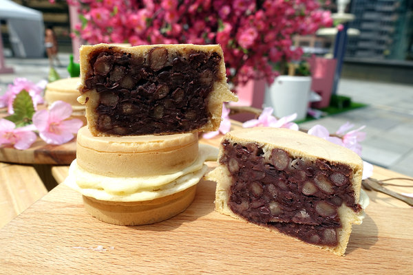 信義區車輪餅-青畑九號豆製所台北快閃店，新竹超人氣浮誇系車輪餅台北信義區03/01-04/22人氣口味和獨家口味統一時代百貨期間限定，台北好吃車輪餅