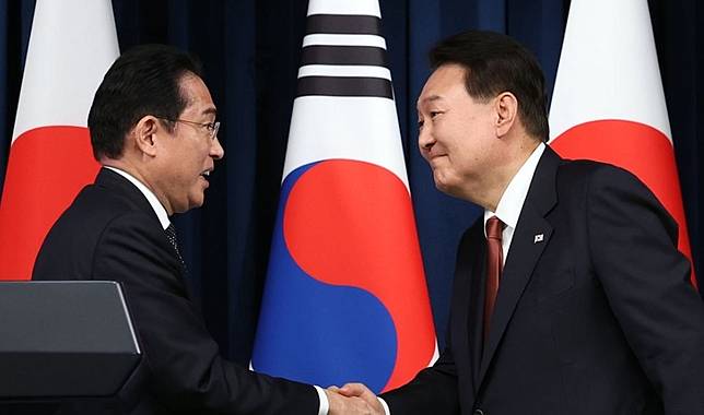 恢復穿梭外交！ 尹錫悅：韓日合作共創美好未來 中廣新聞網 LINE TODAY