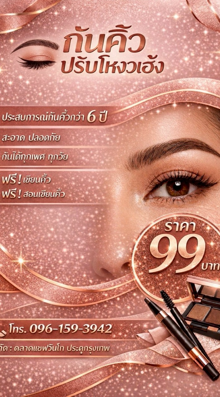 กันคิ้วปรับโหงวเฮ้ง  by Finn beauty & Eyebrow