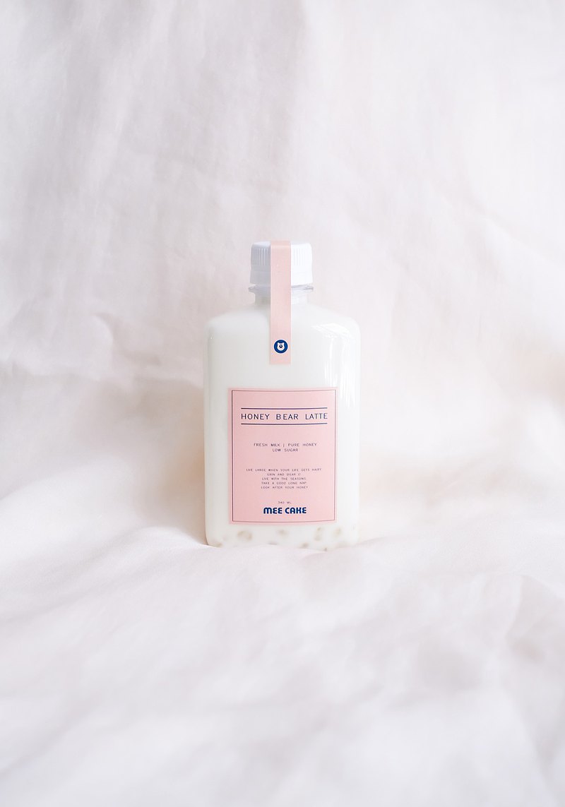 蜂蜜熊拿鐵340毫升。 魔芋甜蜜牛奶340g /瓶
