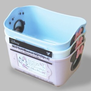 【真愛日本】4904121340709 日本製三入置物籃0.5L-MN大臉GGAD 米妮 米老鼠 迪士尼 收納籃 置物籃 小物收納 雜物籃 儲物籃 文具籃 桌面整理籃 家居辦公。人氣店家真愛日本的全部
