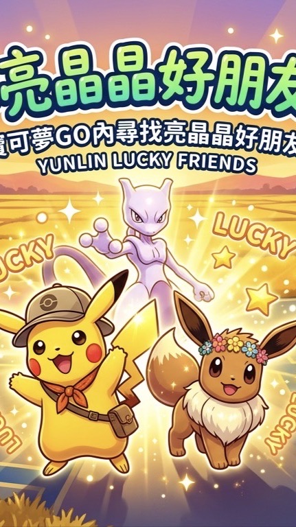 大雲林Pokémon Go亮晶晶好朋友相認區