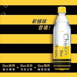 泰山 Cheers Bee蜂蜜氣泡水590ml(24入/箱)