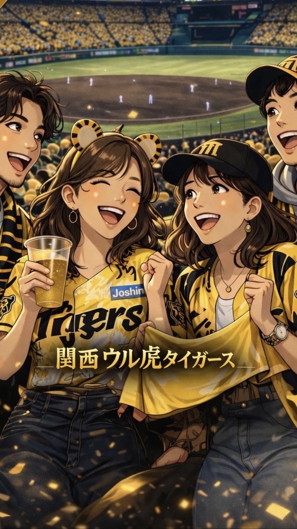 関西ウル虎タイガース🐯40〜70代カモーン⚾️