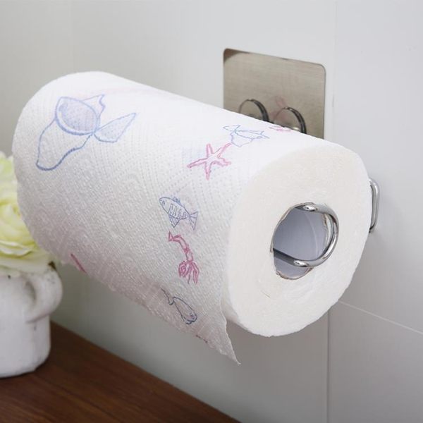 廚房用紙抹手紙巾架掛架吸壁式卷紙架壁掛廚房紙懸掛置物架免打孔
