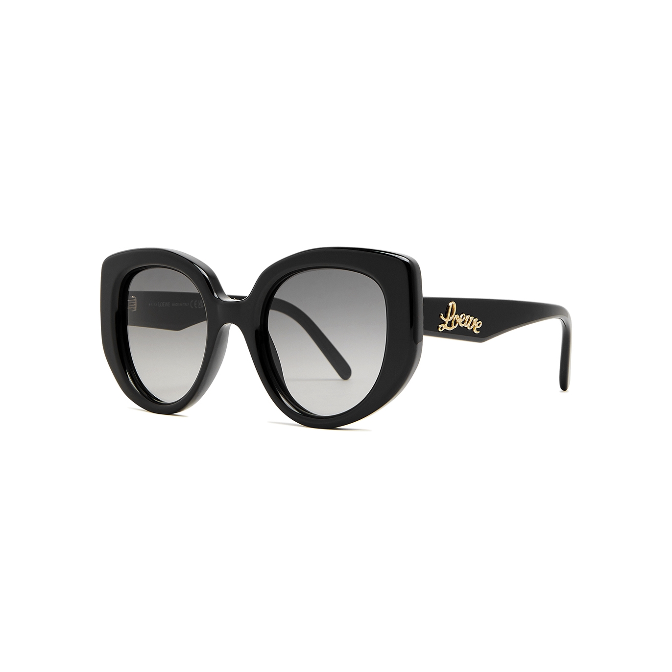Loewe Oversized Round-frame Sunglasses - Black