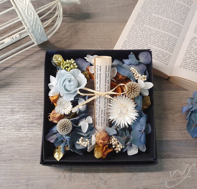 精心準備的禮物搭配精心製作的包裝，親手打造高貴典雅的禮物花盒，小禮物大升級