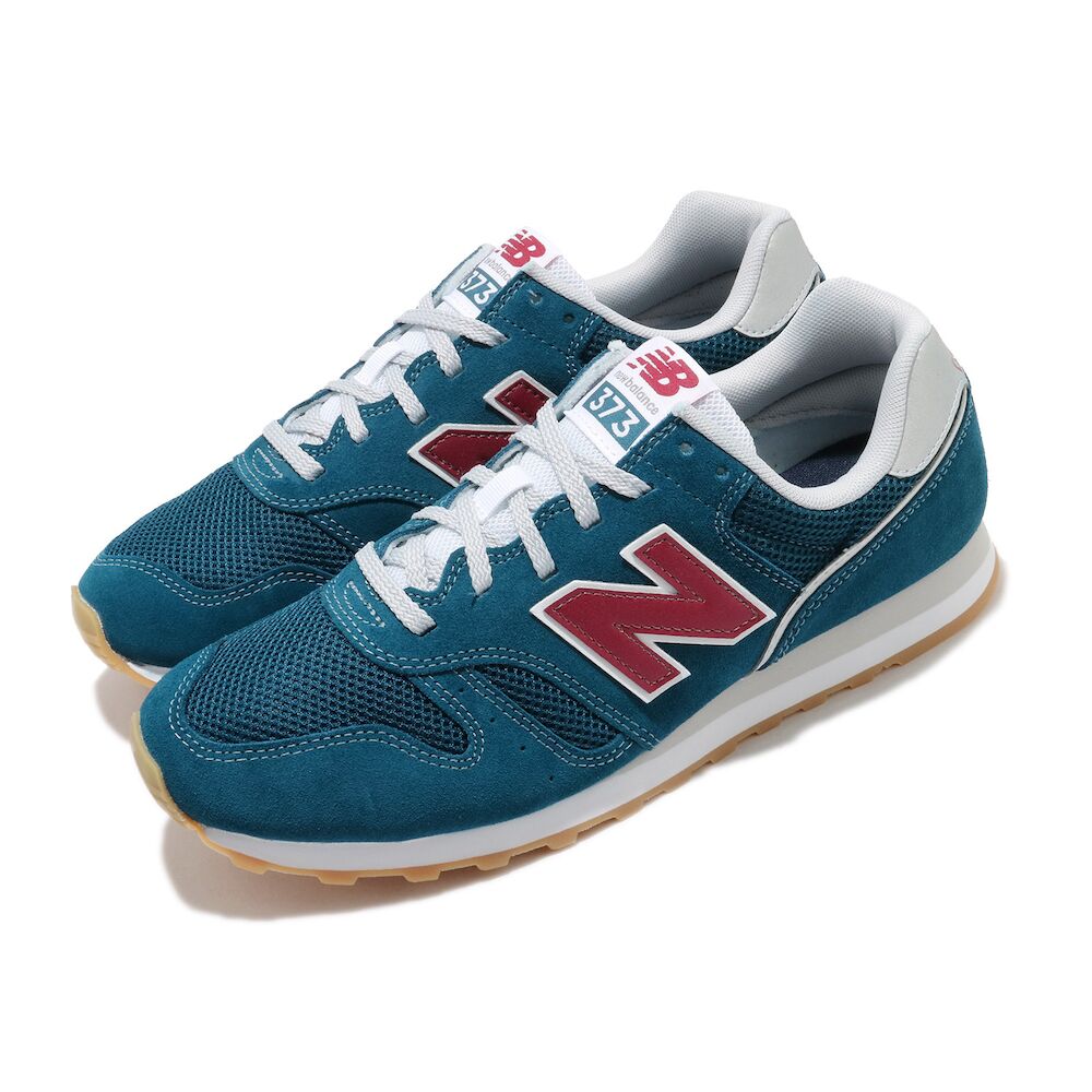 流行休閒鞋品牌:NEW BALANCE型號:ML373EC2D品名:373配色:藍色,紅色