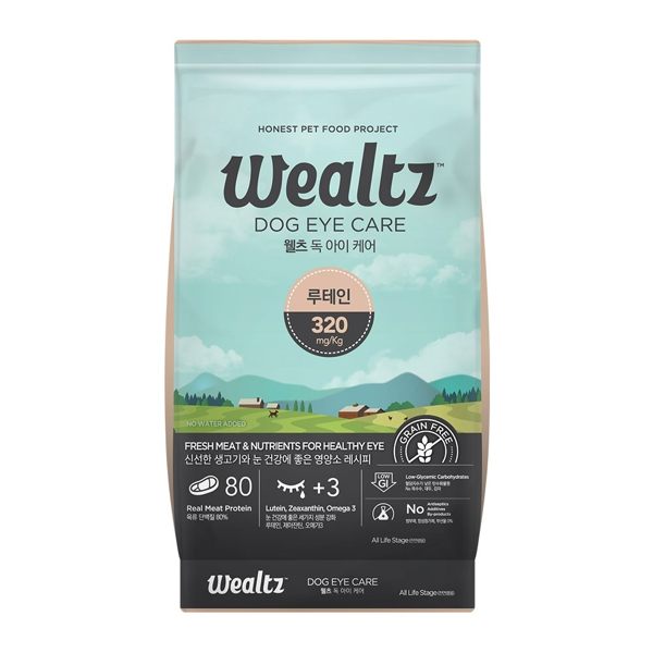 《韓國維爾滋Wealtz》天然無穀寵物糧 護眼保健犬食譜 1.2kg/包