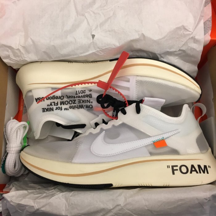 全新 現貨 BEETLE OFF-WHITE X NIKE ZOOM FLY 白 AJ4588-100 D-749