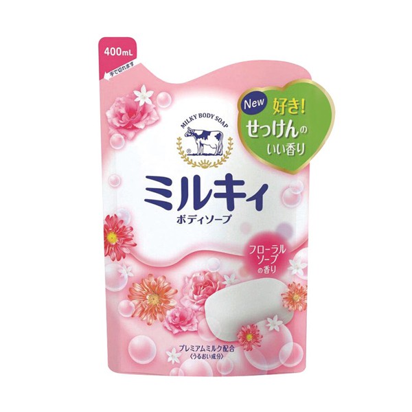 牛乳石鹼沐浴乳-玫瑰400ml(補)【康是美】