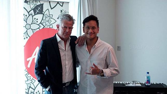 David Foster dan Abirama. (Suara.com/Wahyu Tri Laksono)