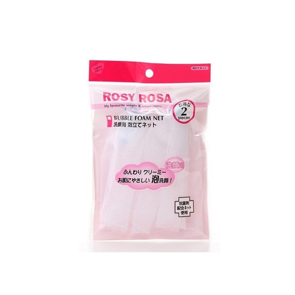 ROSYROSA 簡約風抗菌起泡網2p ◆86小舖 ◆