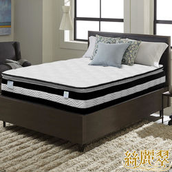 ◎舒適級棉質表布|◎加厚5公分乳膠|◎加硬式2.3mm硬式獨立筒彈簧規格:雙人加大6尺類型:獨立筒床墊參考軟硬度:偏硬床墊線數:三線尺寸(公分):6×6.2尺（長188×寬182×高32cm）、獨立筒