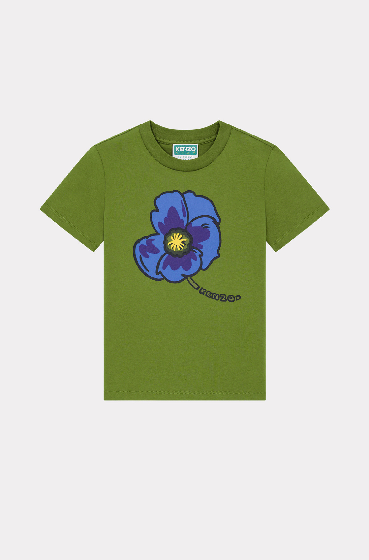 Kenzo Enfants T-shirt 'Capsule High Summer' Unisexe Vert Bouteille - Taille 5a