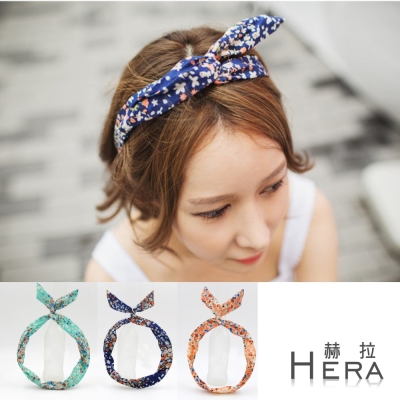 【Hera】赫拉 碎花兔耳朵髮箍/髮帶(三色)今年日韓都流行的碎花發箍！！內含鐵絲可隨意彎曲成自己喜歡的型一物多用！打造不同的風格噢~ 非常小清新的一款小淑女氣息十足